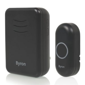 Byron DBY-22532BS Plug-In Wireless Door Chime Black
