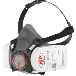 JSP Force 8 Medium Mask Respirator with Press-to-Check Filters P3