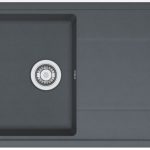 Franke Titan 1 Bowl Composite Kitchen Sink Graphite Reversible 970mm x 500mm