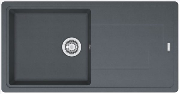 Franke Titan 1 Bowl Composite Kitchen Sink Graphite Reversible 970mm x 500mm