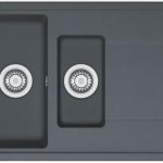 Franke Titan 1.5 Bowl Composite Kitchen Sink Graphite Reversible 970mm x 500mm