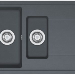 Franke Titan 1.5 Bowl Composite Kitchen Sink Graphite Reversible 970mm x 500mm