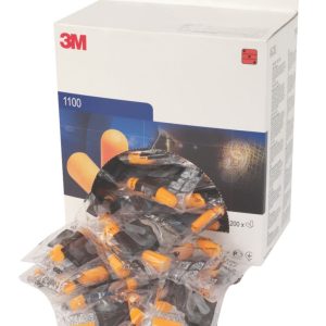 3M 1100 37dB Foam Ear Plugs 200 Pairs