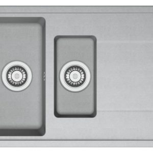 Franke Titan 1.5 Bowl Composite Kitchen Sink Urban Grey Reversible 970mm x 500mm