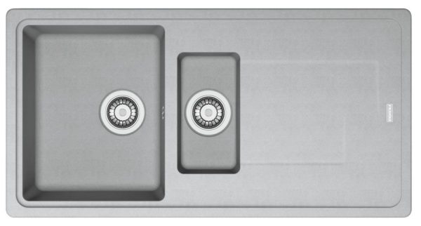 Franke Titan 1.5 Bowl Composite Kitchen Sink Urban Grey Reversible 970mm x 500mm