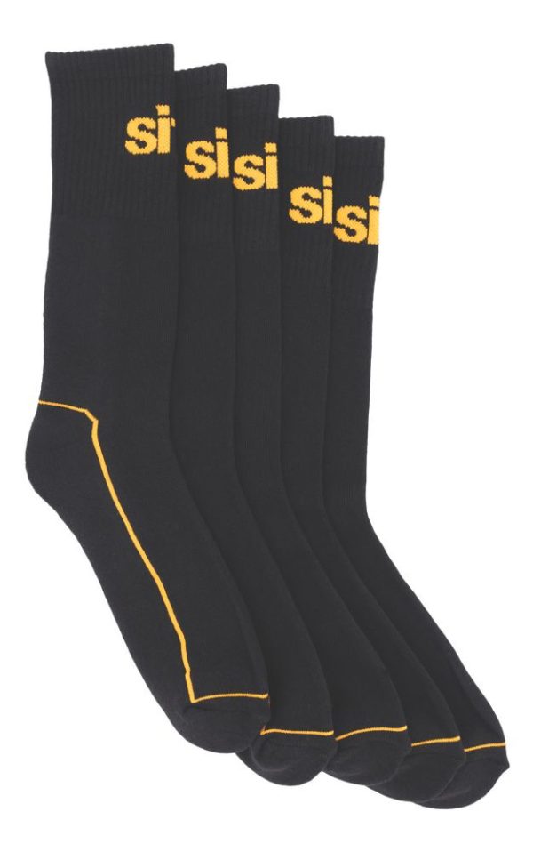 Site Willstrop Work Socks Black 3-7 5 Pair