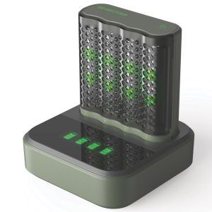 GP Batteries Recyko AA USB Fast Battery Charger & Dock with 4 x AA Batteries