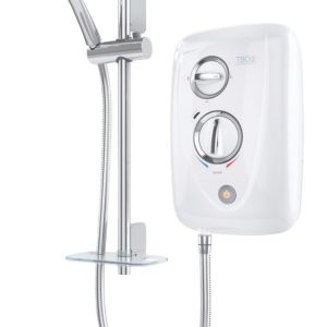Triton T80 Easi-Fit+  White/Chrome 8.5kW Thermostatic Electric Shower