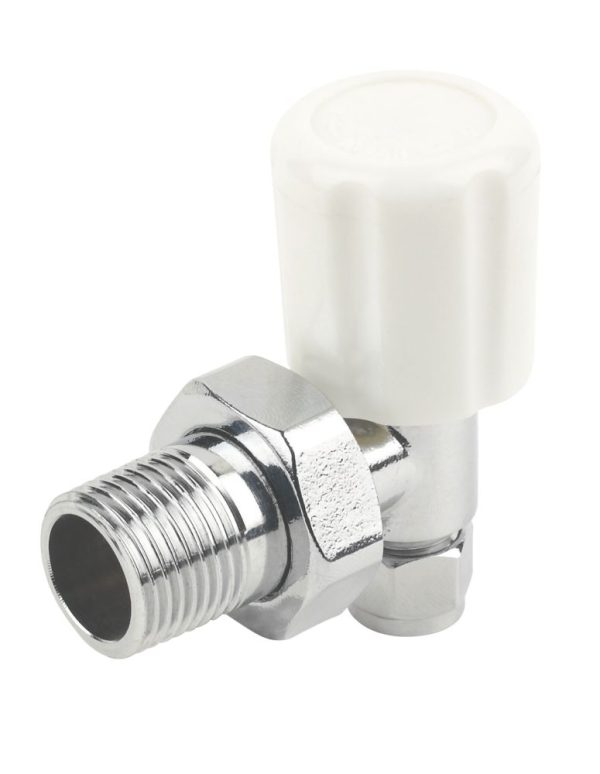 8mm x 1/2"  Angled  Manual Radiator