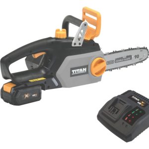Titan TTI932CHN 18V 1 x 5.0Ah Li-Ion TXP  Cordless 25cm Chainsaw