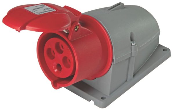 Amphenol 32A 3P+E Socket 415V