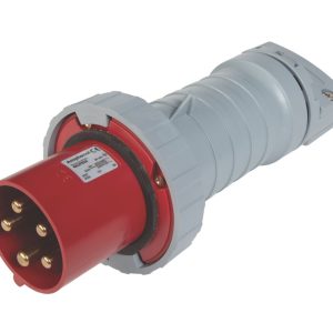 Amphenol 63A 4P+E Straight Plug 415V