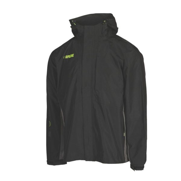 Apache Welland 100% Waterproof Jacket Black/Grey Medium Size 46" Chest