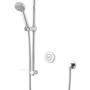 Aqualisa Smart Link Gravity-Pumped Rear-Fed Chrome Thermostatic Shower With Diverter