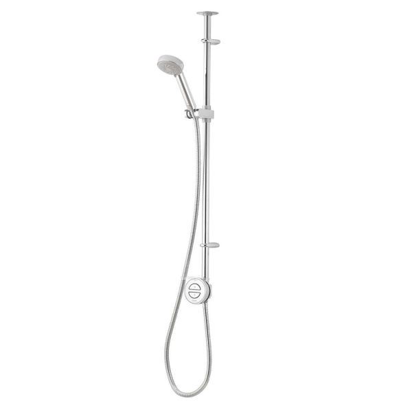 Aqualisa Smart Link HP/Combi Ceiling-Fed Chrome Thermostatic Shower
