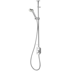 Aqualisa Visage Gravity-Pumped Ceiling-Fed Chrome Thermostatic Smart Shower