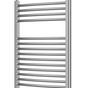 Blyss 700mm x 600mm 859BTU Chrome Curved  Towel Radiator
