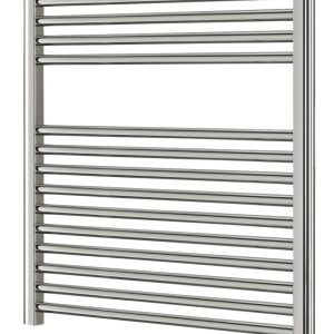 Blyss 700mm x 600mm 859BTU Chrome Flat  Towel Radiator