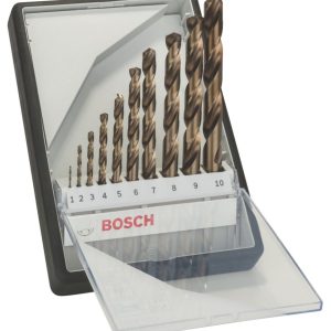 Bosch Robust Line Straight Shank Metal Drill Bits 10 Piece Set
