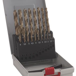 Bosch Twist Straight Shank Metal Drill Bit Set 19 Pieces