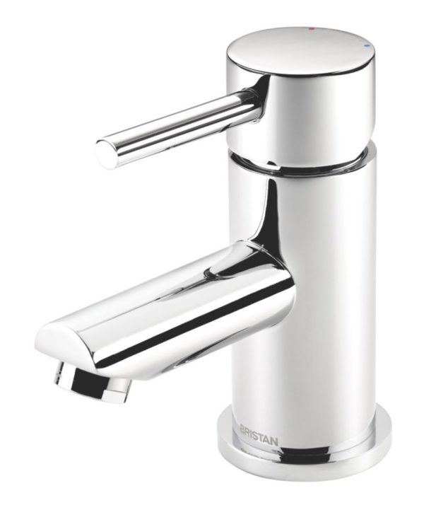Bristan Blitz Basin Mono Mixer Tap with Clicker Waste Chrome