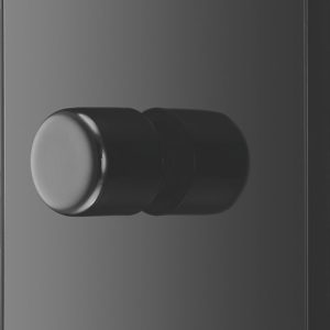 British General Evolve 1-Gang 2-Way LED Dimmer Switch  Black Chrome