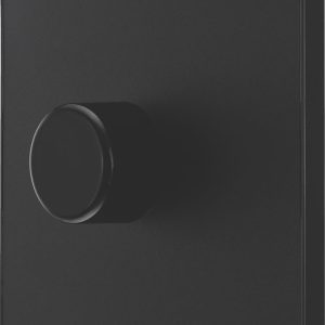 British General Evolve 1-Gang 2-Way LED Dimmer Switch  Matt Black with Black Inserts
