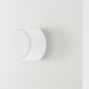 British General Evolve 1-Gang 2-Way LED Dimmer Switch  Pearlescent White with White Inserts