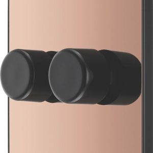 British General Evolve 2-Gang 2-Way LED Dimmer Switch  Copper with Black Inserts