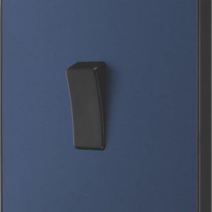 British General Evolve 20A 16AX 1-Gang Intermediate Light Switch Blue with Black Inserts