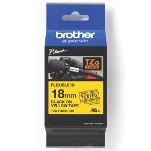 Brother TZEFX641 Flexible ID Labelling Tape 18mm x 8m