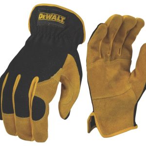 DeWalt DPG216L Leather Performance Hybrid Gloves Black/Yellow Large