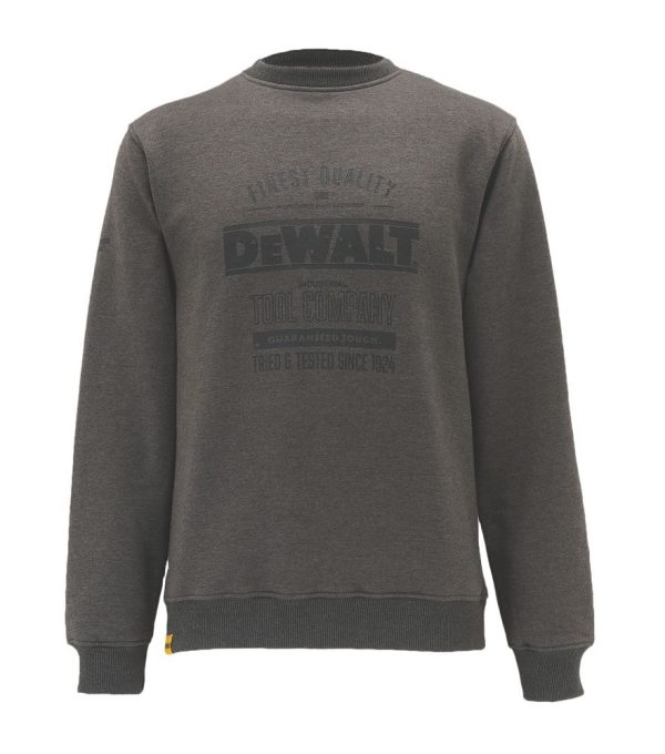 DeWalt Delaware Sweatshirt Grey Marl Medium 38-40" Chest