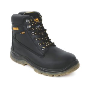 DeWalt Titanium Size 10  Black Waterproof Steel Toe Cap Safety Boots