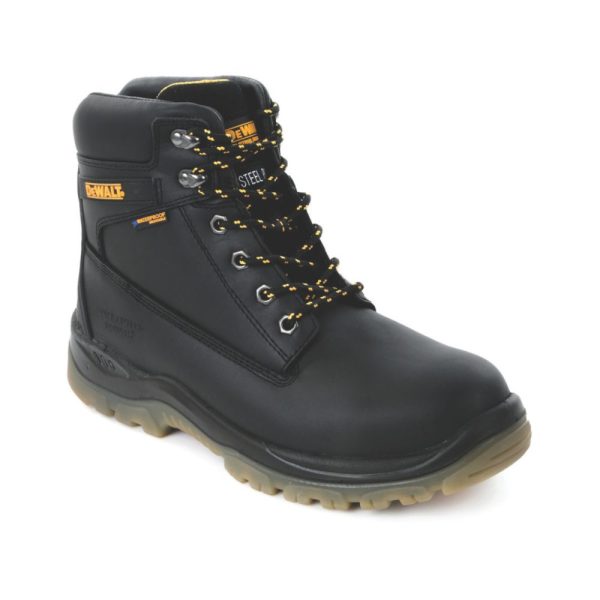DeWalt Titanium Size 10  Black Waterproof Steel Toe Cap Safety Boots