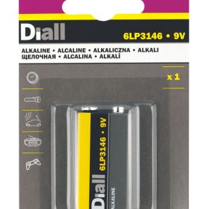 Diall   9V Alkaline Batteries
