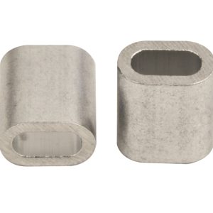 Diall Aluminium Ferrules 4mm 2 Pack