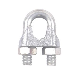Diall M6 Rope Clips Zinc-Plated 10 Pack