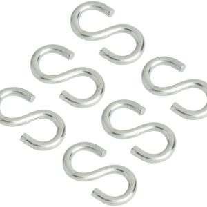 Diall S-Hooks Zinc-Plated 30 x 3mm 6 Pack