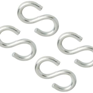 Diall S-Hooks Zinc-Plated 45 x 5mm 4 Pack