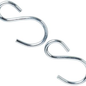 Diall S-Hooks Zinc-Plated 90 x 6mm 2 Pack