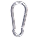 Diall Snap Hooks Zinc-Plated 80mm 10 Pack