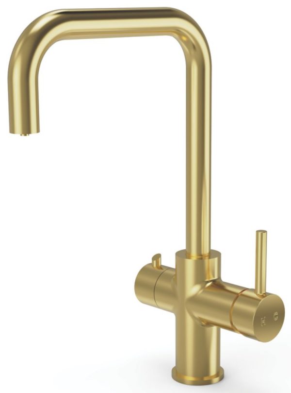 ETAL  3-in-1 Instant Boiling Water Kitchen Tap Brushed Brass