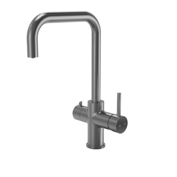 ETAL Elise 3-in-1 Instant Boiling Water Tap Gun Metal