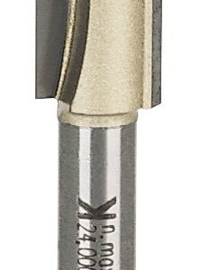 Erbauer  1/4" Shank Double-Flute Straight Router Cutter 10mm x 25.4mm