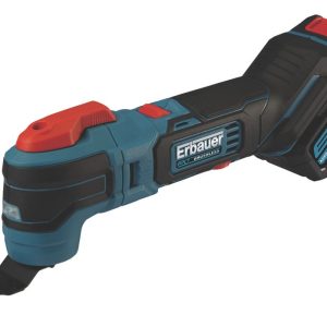 Erbauer EMT18-Li-QC 18V 1 x 4.0Ah Li-Ion EXT Brushless Cordless Multi-Tool