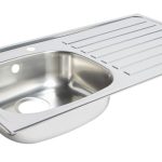 Essentials  1 Bowl Stainless Steel Kitchen Sink & RH Drainer  940mm x 490mm