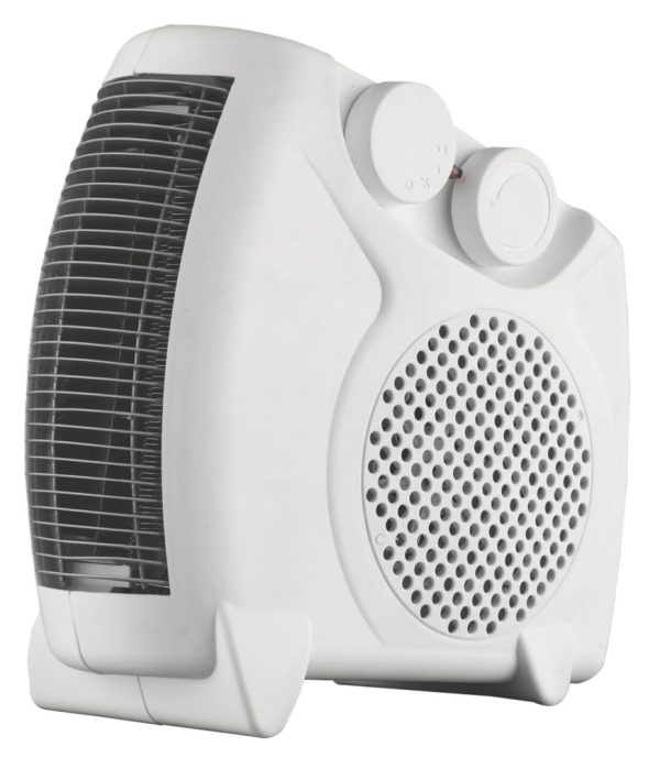 Essentials  2000W Electric Portable Fan Heater White