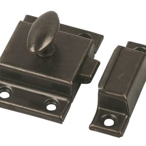 Essentials Cupboard Latch Florentine Bronze 54mm x 54mm
