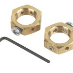 Essentials Earthing Nuts 25mm 2 Pack